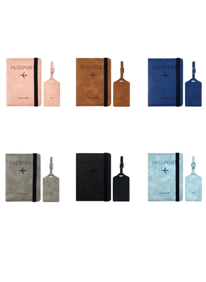 RFID Secure Passport Holder Travel Wallet – Leather Multi-Purpose Organizer with Card & SIM Storage - Image 2